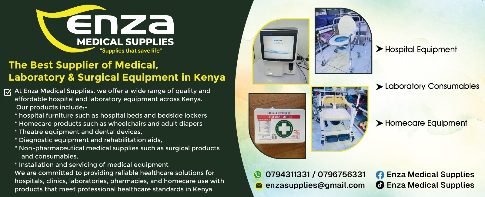 Quality Medcial Supplier in Kenya|Enza Medical Supplies