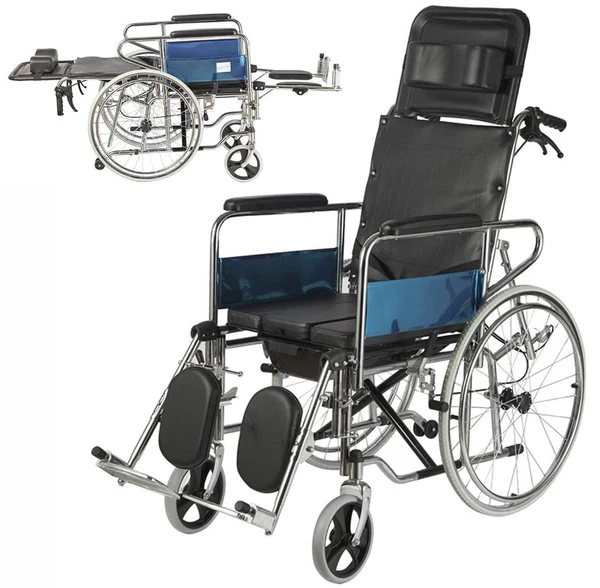 Reclining Commode wheelchair in Kenya