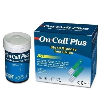 On callplus blood glucose test strips