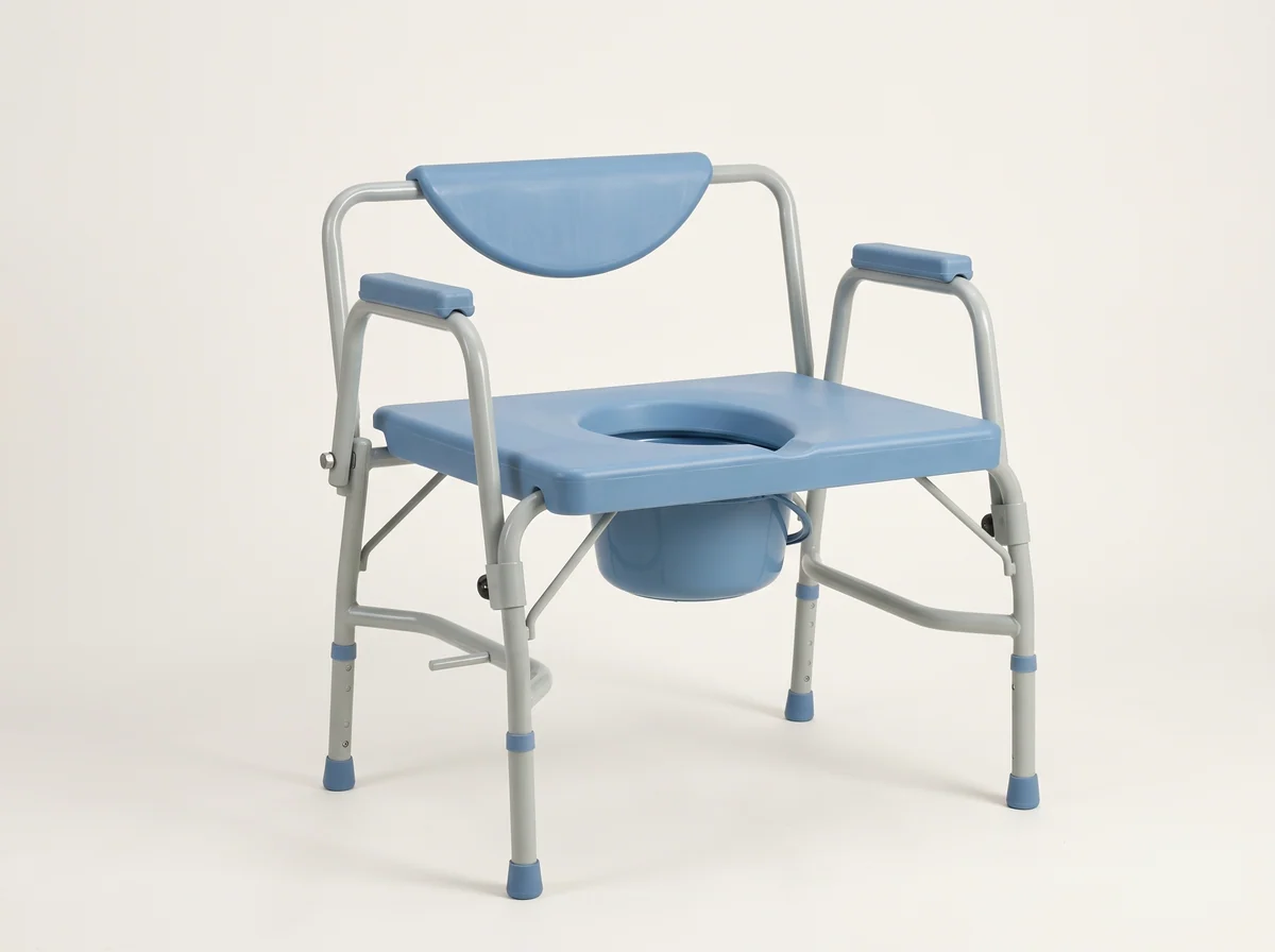 Exra wide comode chair
