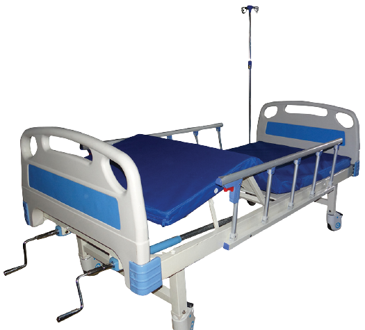 2 Crank Hospital Bed with Mattress in Kenya